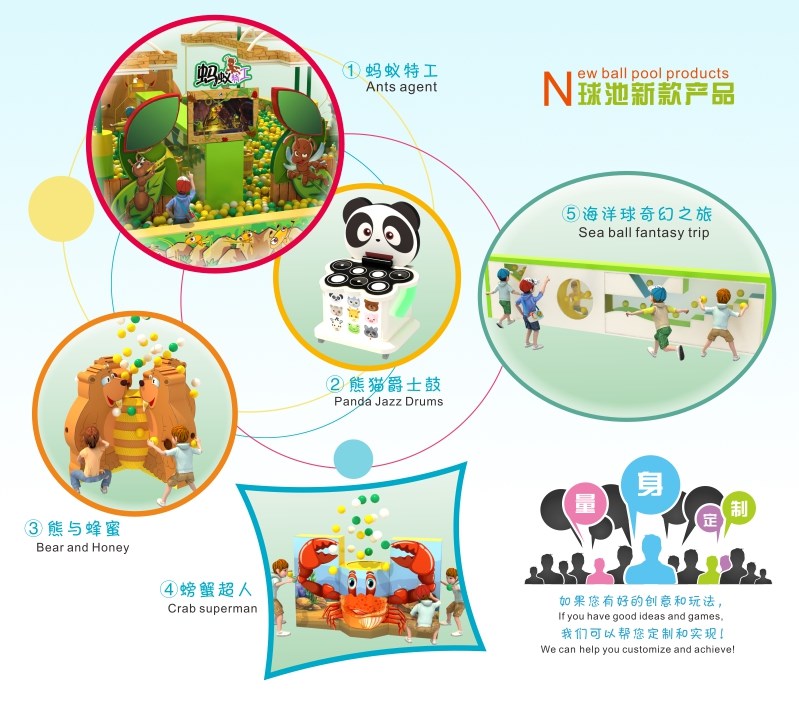 海洋球池改造後添加的互動産品圖片 海洋球池改造後添加的互動産品圖片