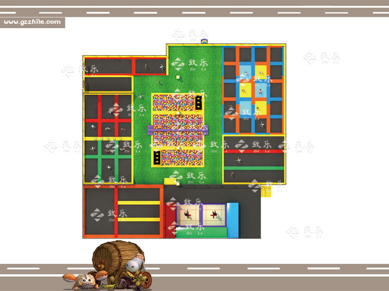 蹦床公園 蹦床公園