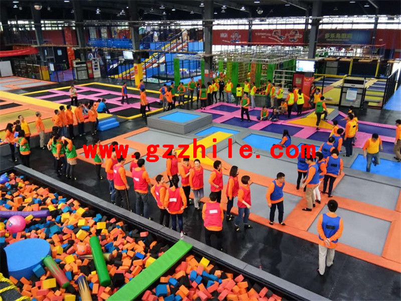 室内兒童樂園-華東大型蹦床主題公園案例介紹
