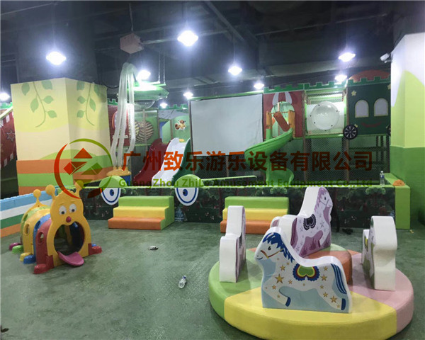 度假酒店特色室内兒童樂園案例-山東青島小清新主題室内兒童樂園