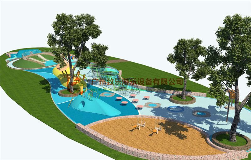 戶外兒童樂園案例介紹-江門市濱江新區市政兒童森林遊樂園、無動力兒童樂園